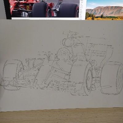 f1赛车素描方法分享-第3张图片-www.211178.com_果博福布斯